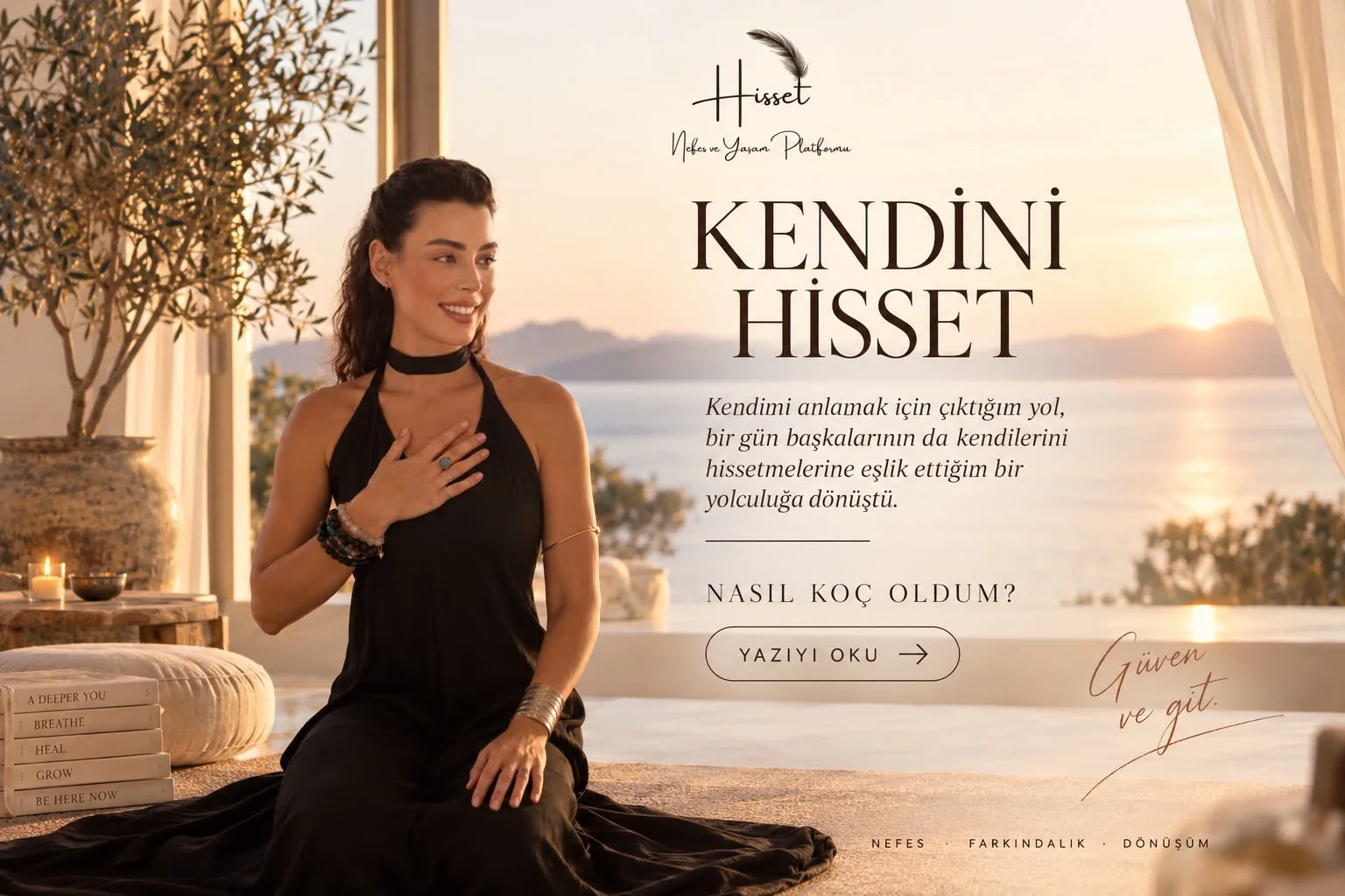 Kendini Hisset yazı görseli
